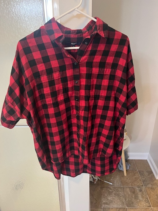 Madewell Tops - Madewell Short Sleeve Flannel